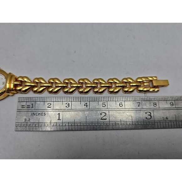 Pulsar by Seiko Gold Tone Oval Womens Quartz Watch New Battery Dress Slim Japan - Picture 8 of 10